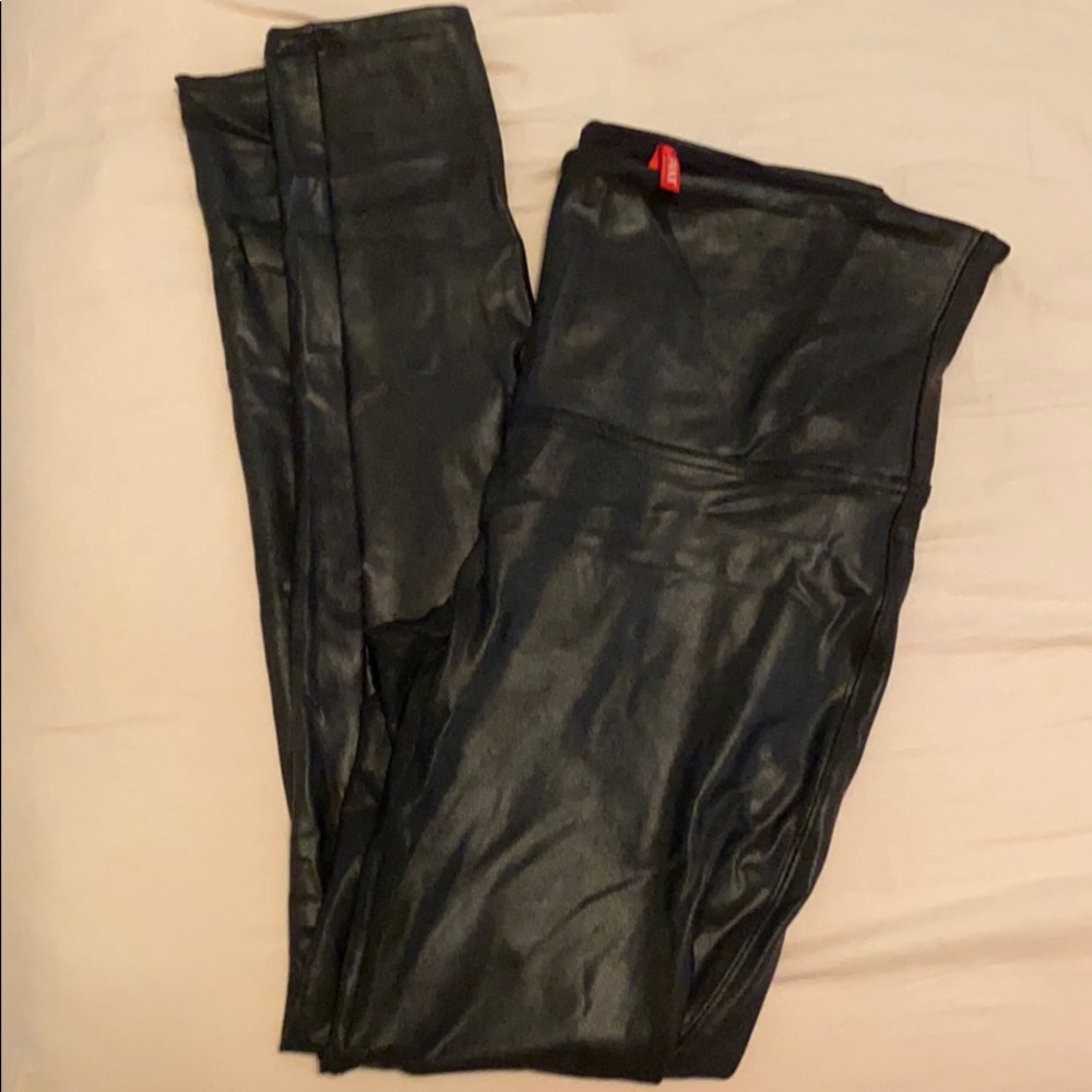 SPANX Faux Leather Leggings